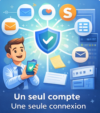 Principe OIDC avec service d'identite central